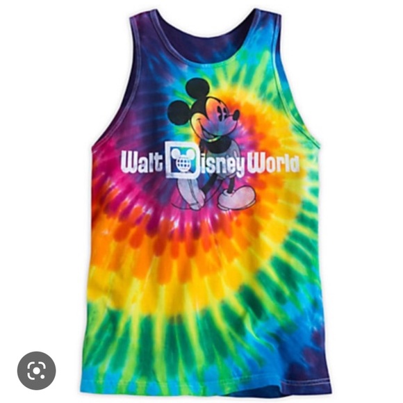 Disney Other - CLEARANCE✨ Disney Parks Walt Disney World Mickey Tie-Dye Tank Top